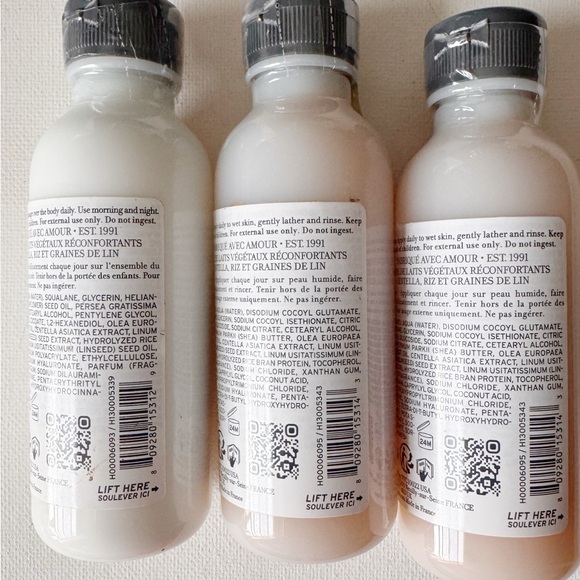 Fresh Milk Body Care Travel Set- Lotion & Cleansers- 2.5oz/75mL (New/Sealed) - Picture 2 of 5